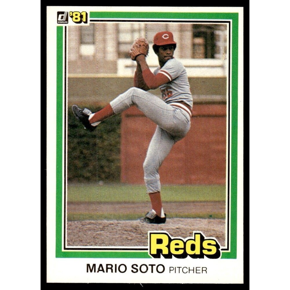 1981 Donruss Mario Soto Cincinnati Reds #63